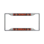 Cincinnati Bengals JERSEY Lic Plt Frame S/S Printed