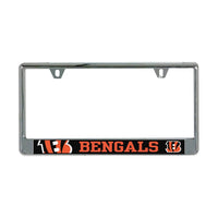 Cincinnati Bengals MEGA Lic Plate Frame B/O Printed