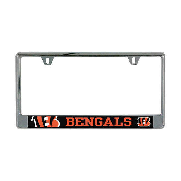 Cincinnati Bengals MEGA Lic Plate Frame B/O Printed