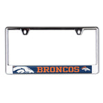 Denver Broncos MEGA Lic Plate Frame B/O Printed