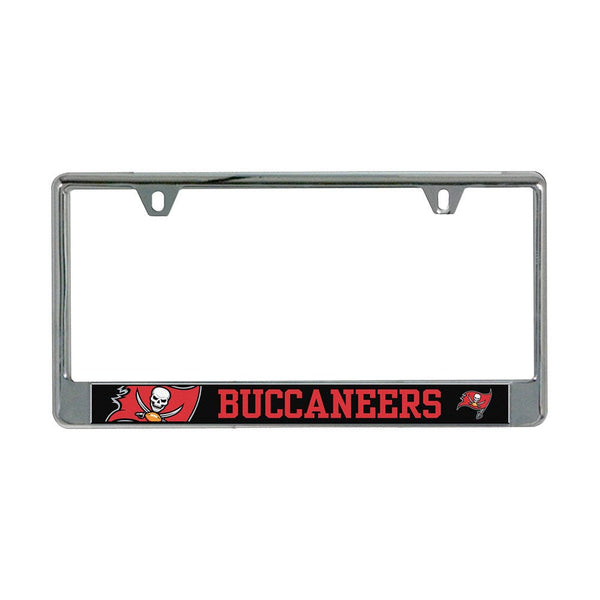 Tampa Bay Buccaneers MEGA Lic Plate Frame B/O Printed
