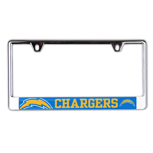 Los Angeles Chargers Lic Plate Frame B/O Printed