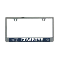 Dallas Cowboys MEGA Lic Plate Frame B/O Printed