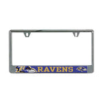 Baltimore Ravens MEGA Lic Plate Frame B/O Printed