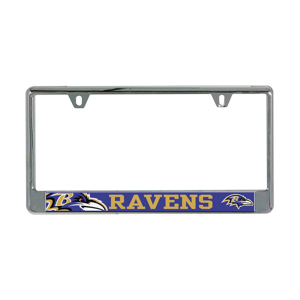 Baltimore Ravens MEGA Lic Plate Frame B/O Printed