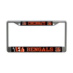 Cincinnati Bengals MEGA Lic Plt Frame S/L Printed