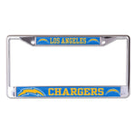 Los Angeles Chargers Lic Plt Frame S/L Printed