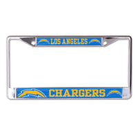 Los Angeles Chargers Lic Plt Frame S/L Printed