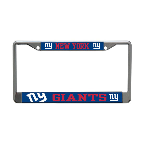 New York Giants MEGA Lic Plt Frame S/L Printed