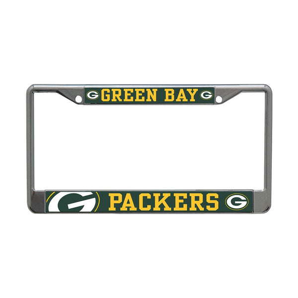 Green Bay Packers MEGA Lic Plt Frame S/L Printed