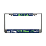 Seattle Seahawks MEGA Lic Plt Frame S/L Printed