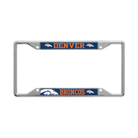 Denver Broncos MEGA Lic Plt Frame S/S Printed
