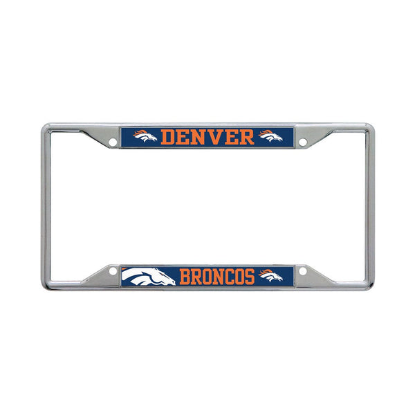 Denver Broncos MEGA Lic Plt Frame S/S Printed