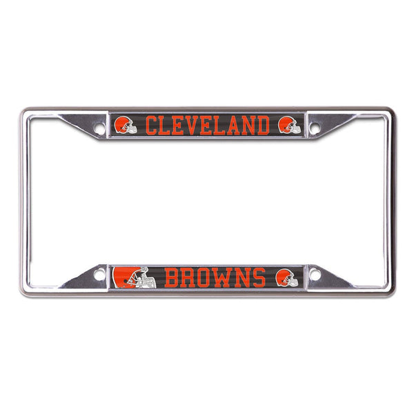 Cleveland Browns MEGA Lic Plt Frame S/S Printed