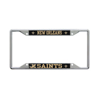 New Orleans Saints MEGA Lic Plt Frame S/S Printed