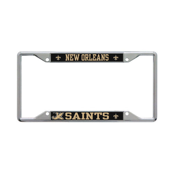 New Orleans Saints MEGA Lic Plt Frame S/S Printed