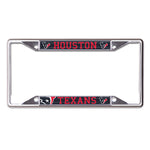 Houston Texans Lic Plt Frame S/S Printed