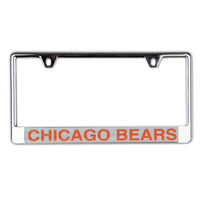 Chicago Bears Lic Plate Frame B/O Printed