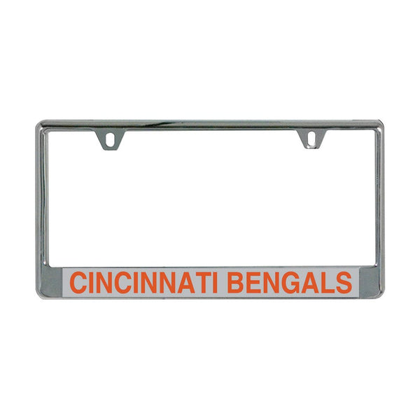 Cincinnati Bengals Lic Plate Frame B/O Printed