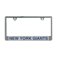 New York Giants Lic Plate Frame B/O Printed