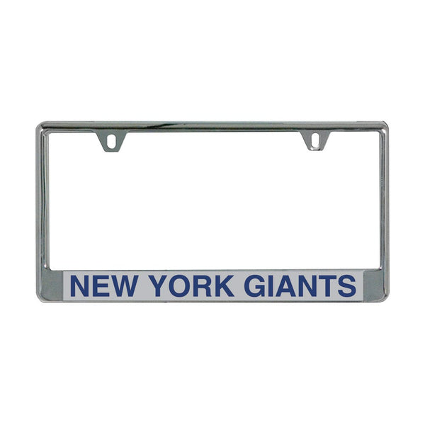New York Giants Lic Plate Frame B/O Printed