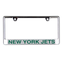 New York Jets Lic Plate Frame B/O Printed