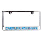 Carolina Panthers Lic Plate Frame B/O Printed