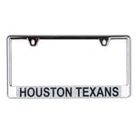 Houston Texans Lic Plate Frame B/O Printed