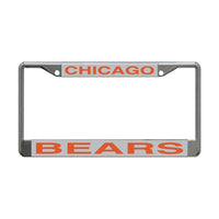 Chicago Bears METALLIC Lic Plt Frame S/L Printed