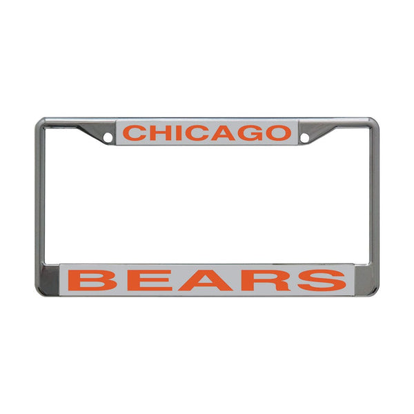 Chicago Bears METALLIC Lic Plt Frame S/L Printed