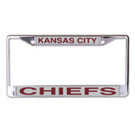 Kansas City Chiefs Lic Plt Frame S/L Printed