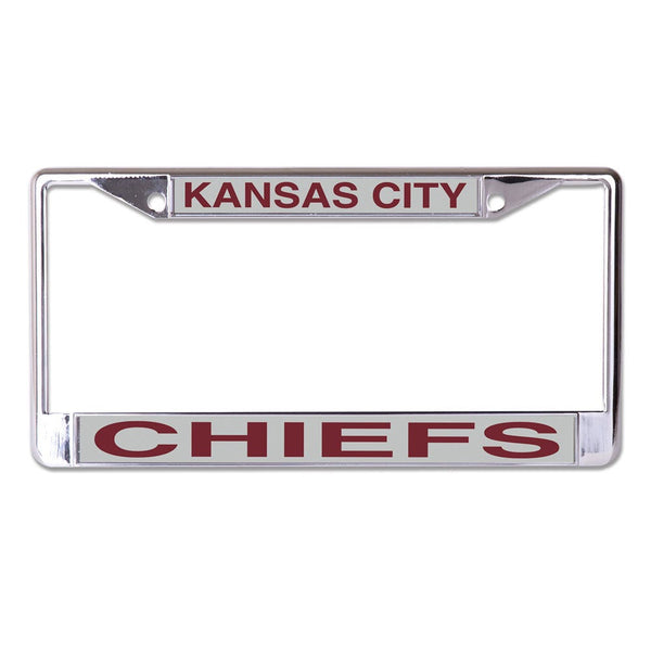 Kansas City Chiefs Lic Plt Frame S/L Printed