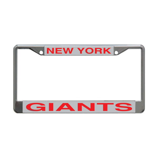 New York Giants Lic Plt Frame S/L Printed