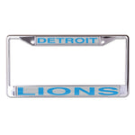 Detroit Lions Lic Plt Frame S/L Printed