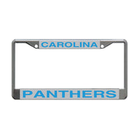 Carolina Panthers Lic Plt Frame S/L Printed