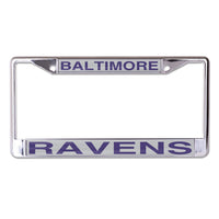 Baltimore Ravens Lic Plt Frame S/L Printed