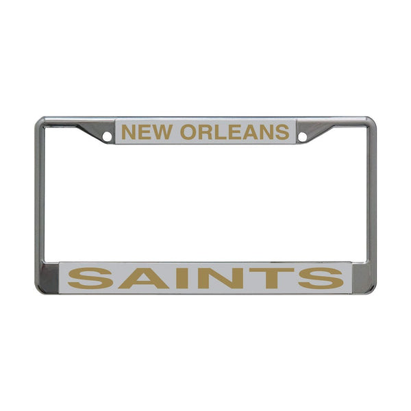 New Orleans Saints Lic Plt Frame S/L Printed