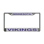 Minnesota Vikings Lic Plt Frame S/L Printed