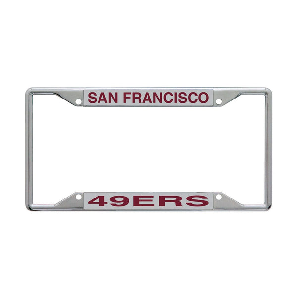 San Francisco 49ers Lic Plt Frame S/S Printed