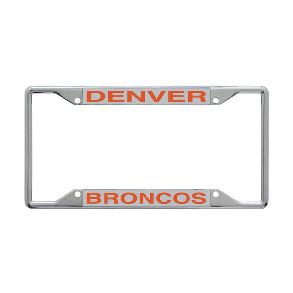 Denver Broncos Lic Plt Frame S/S Printed