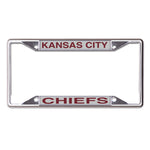 Kansas City Chiefs Lic Plt Frame S/S Printed