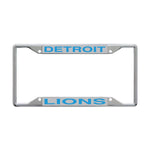 Detroit Lions Lic Plt Frame S/S Printed