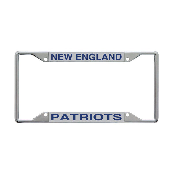 New England Patriots Lic Plt Frame S/S Printed