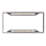 New Orleans Saints Lic Plt Frame S/S Printed