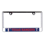 Texas Rangers MEGA Lic Plate Frame B/O Printed