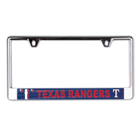 Texas Rangers MEGA Lic Plate Frame B/O Printed