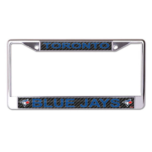 Toronto Blue Jays CARBON Lic Plt Frame S/L Printed