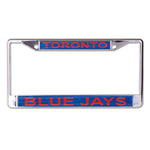 Toronto Blue Jays GLITTER Lic Plt Frame S/L Printed
