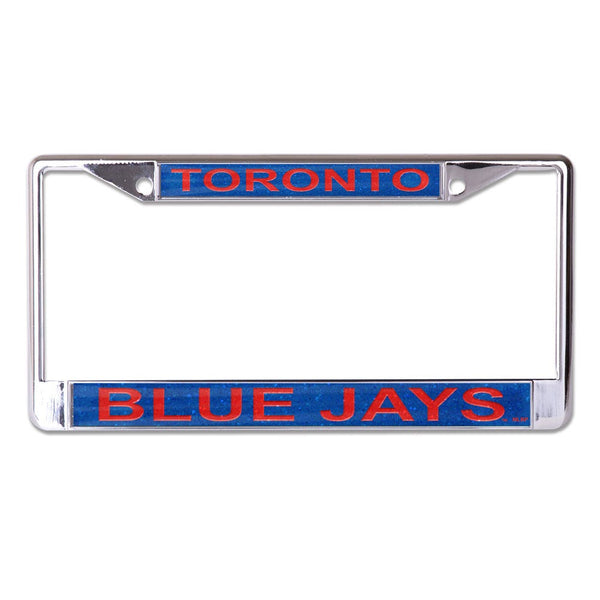 Toronto Blue Jays GLITTER Lic Plt Frame S/L Printed