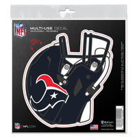 Houston Texans All Surface Decal 6" x 6"